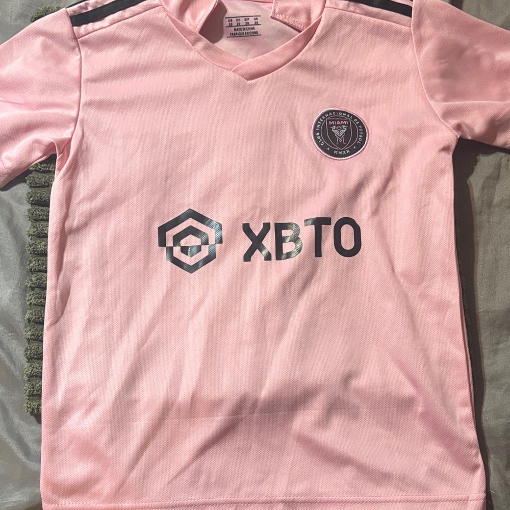 adidas Pink Kids Soccer Jersey